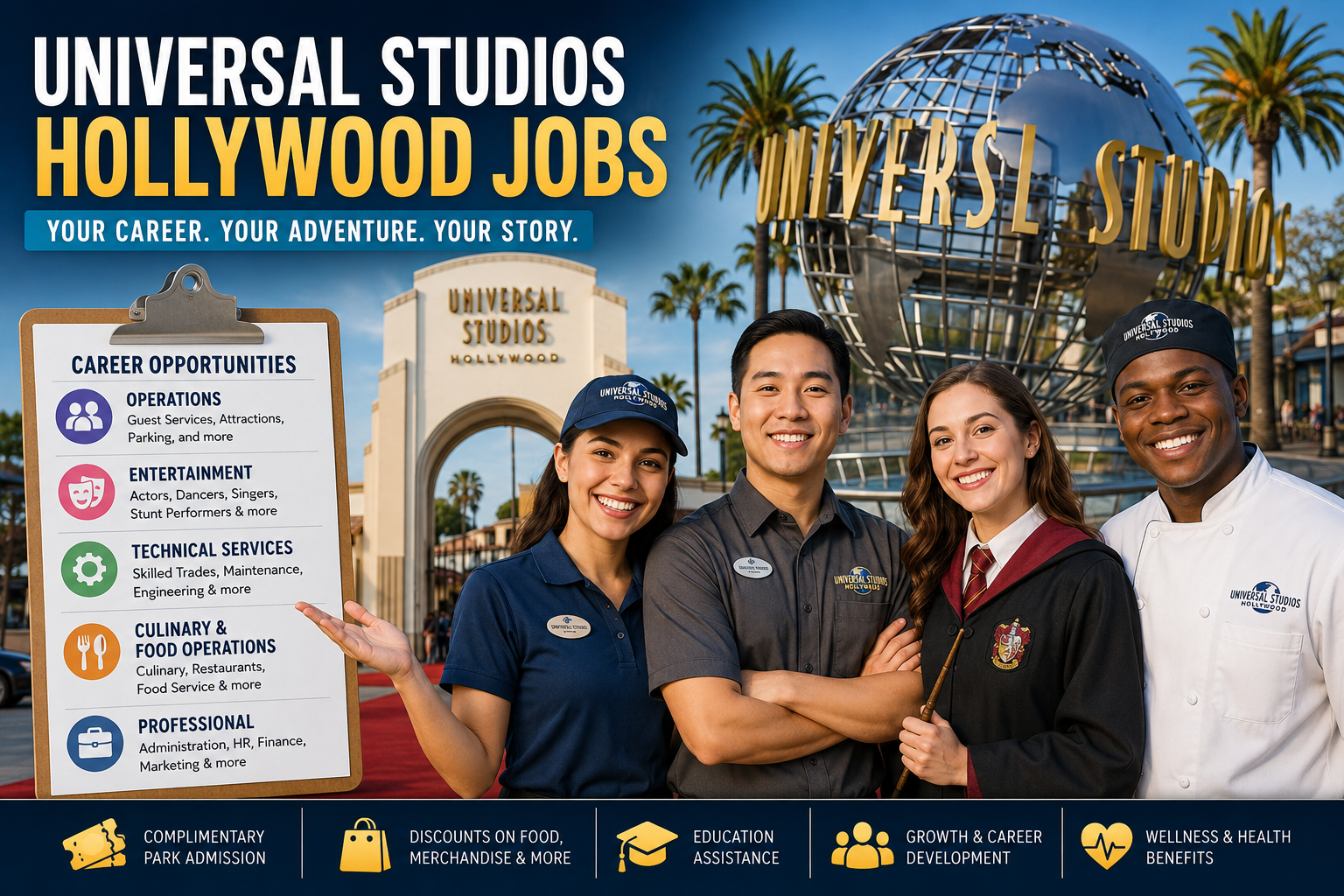 universal studios hollywood jobs