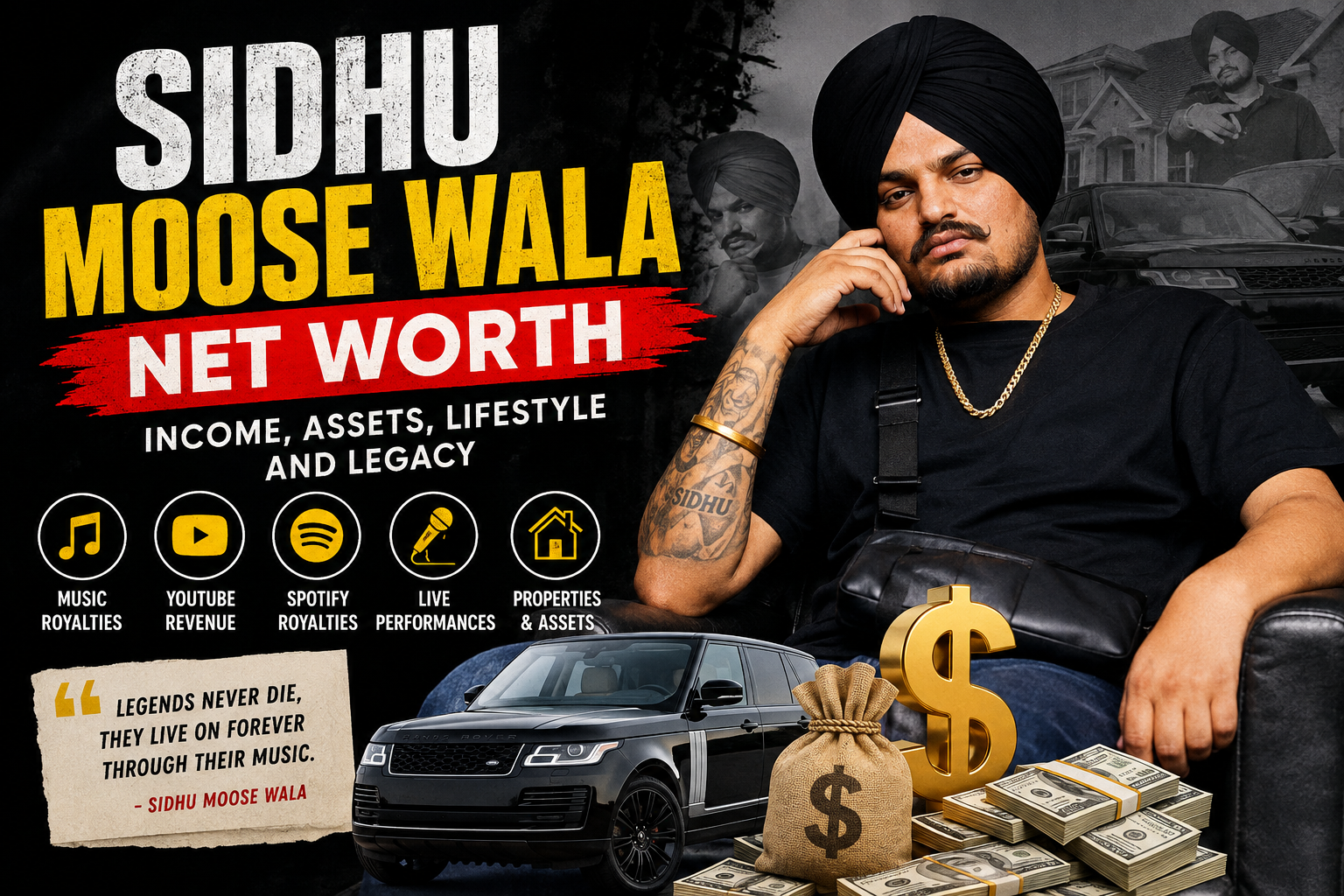 sidhu moose wala net worth