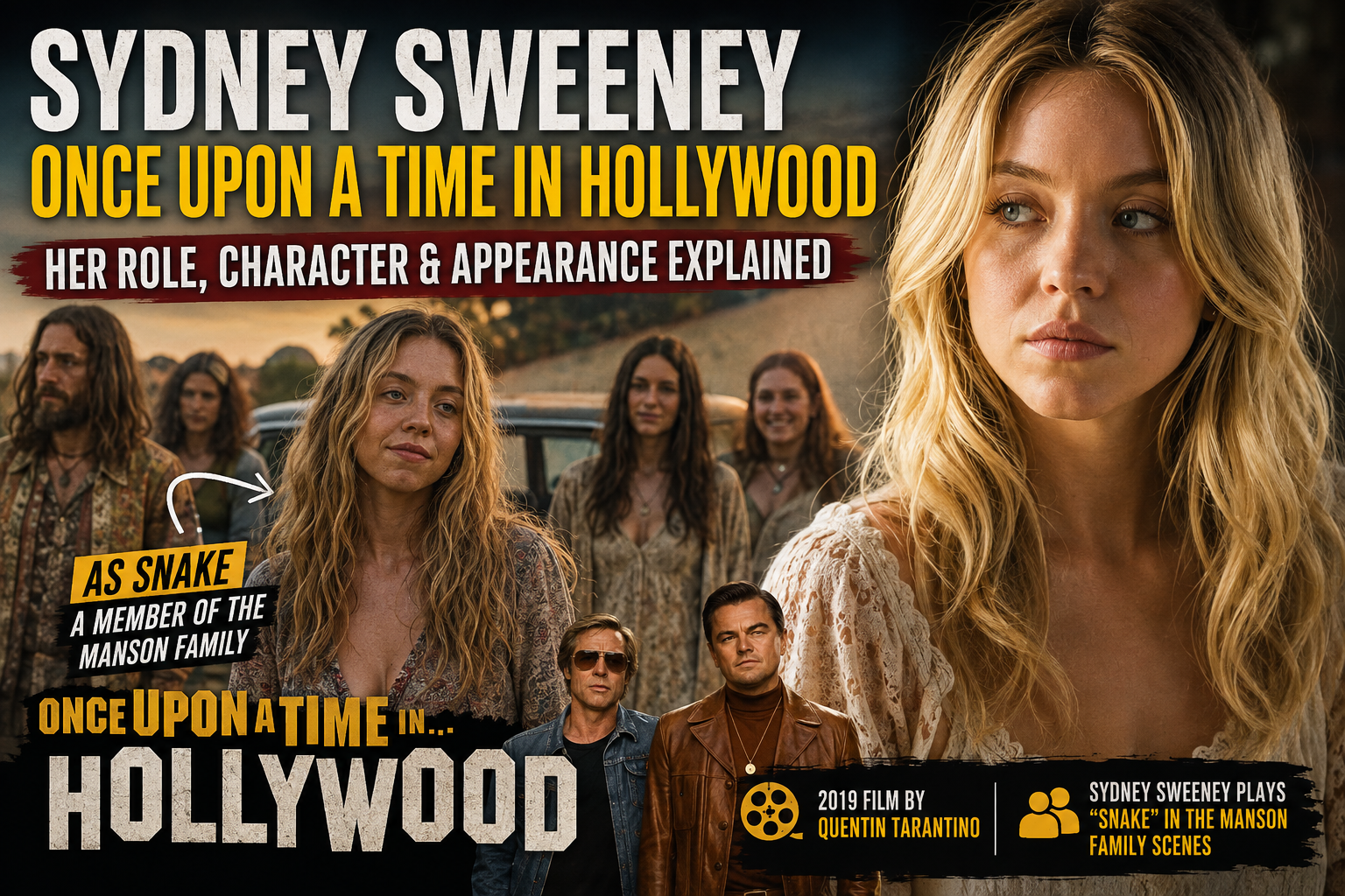 sydney sweeney once upon a time in hollywood