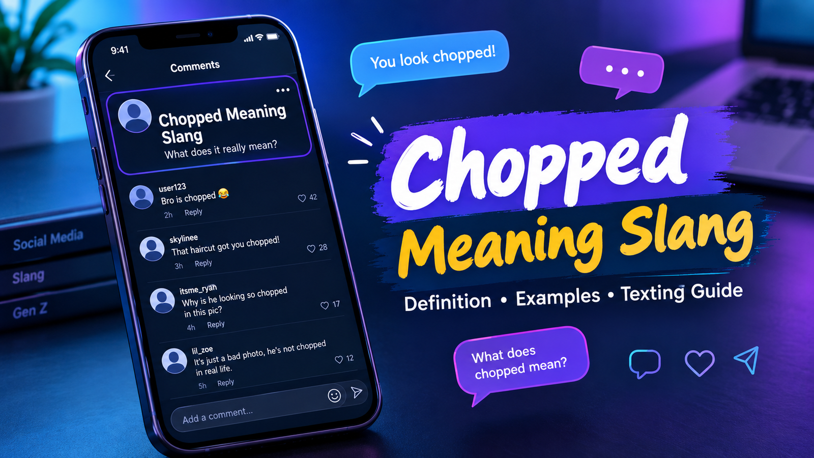 chopped meaning slang